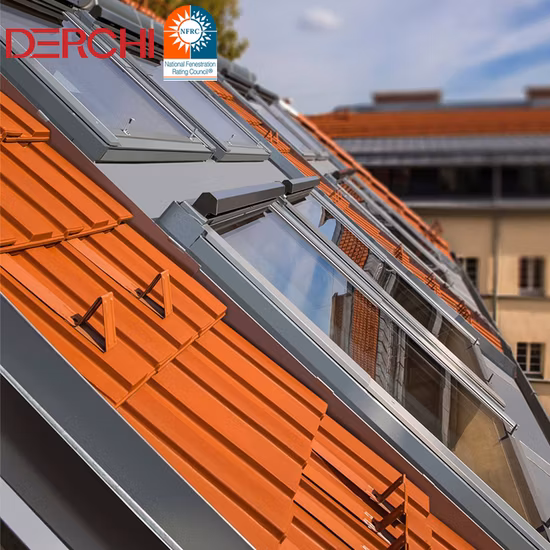 Ventana Ventana de techo Tragaluz Diseño de pantalla magnética Aluminio Vidrio templado Aleación de aluminio Nuevo Columpio personalizado Tamaño personalizado