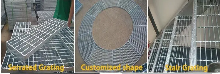 Aluminum Stainless Steel Galvanized Serrated Welded Metal Steel Bar Grating